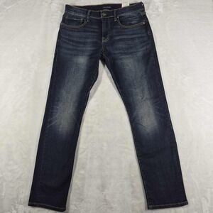 Lucky Brand 110 Jeans Men's 32x32 Blue Denim Slim Coolmax Stretch Dark Wash NWT